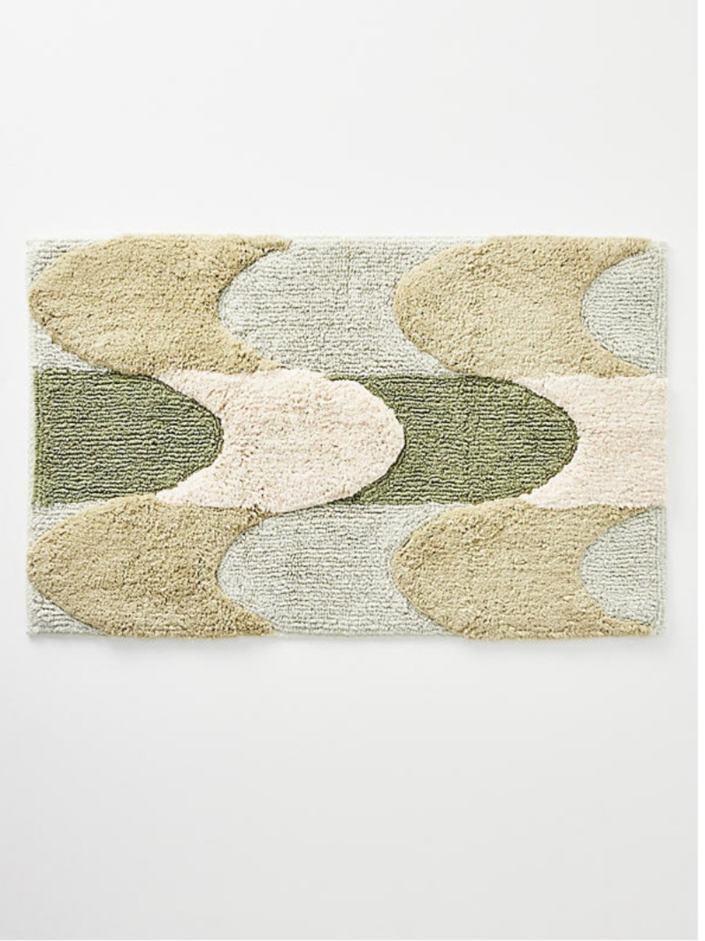 Anthropologie Tufted Edith Bath Mat NWT FLAW